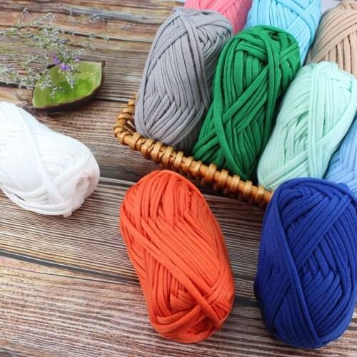 Flat Wire Handmade Hook Covered Wire Jiatehui Cloth Thread Hand-Knitted Carpet Thread DIY Chunky Yarn 100G Yarn Acrylic
