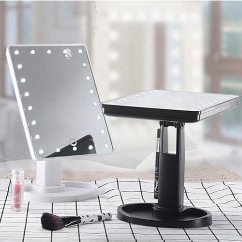 Professional LED Light Makeup Mirror Adjustable Light 16/22 TouchScreen Table Mirror MPwell