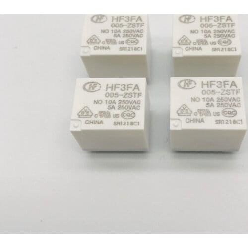 HF3FA-005-ZSTF 5VDC 10A 250VAC relays