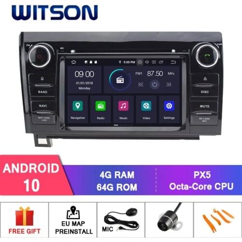 WITSON Android 10.0 IPS HD Screen For TOYOTA TUNDRA (2007-2013) SEQUOIA(2008-2015) Car Multimedia System 4GB RAM+64GB FLASH