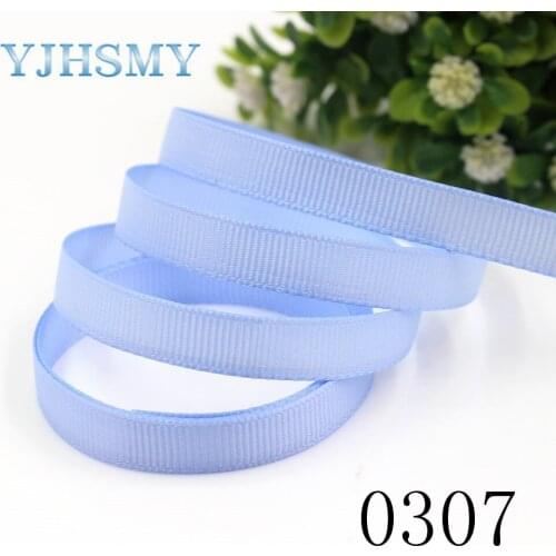 YJHSMY J-19420-L10mm-0307,10mm 10yards Solid Color Ribbons Thermal transfer Printed grosgrain Wedding Accessories DIY materials