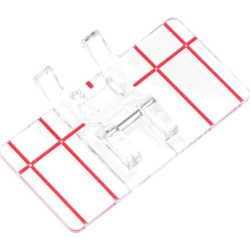 1pcs Plastic Parallel Sewing Machine Presser Foot for Household Darning Accessories DIY Sewing Accessory Sewing Tool @HUN