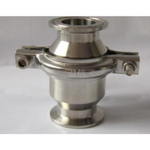 2" OD 51MM Sanitary Tri Clamp Type Check Valve Ferrule OD 64mm Stainless Steel SS SUS 304 Fit 2" Clamp Clover