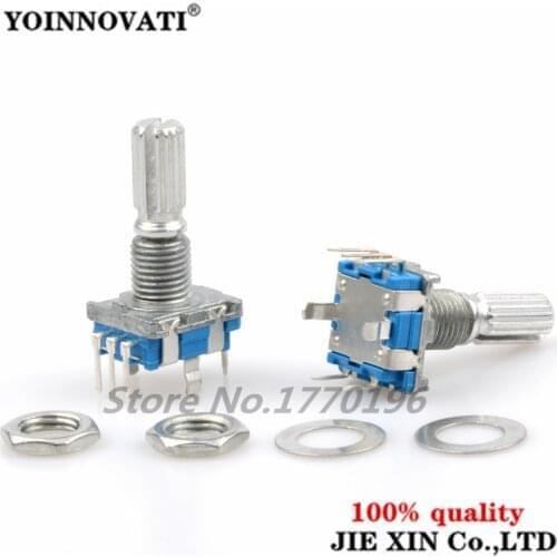 2pcs Rotary encoder with switch EC11 Audio digital potentiometer 20mm