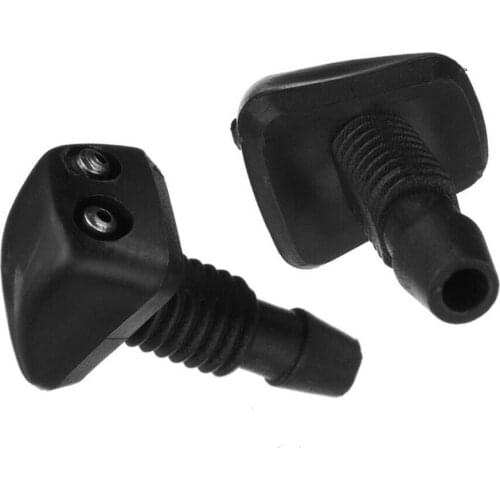 2PCS Rear Windscreen Wiper Nozzle Washer Jet Universal Auto Accessories
