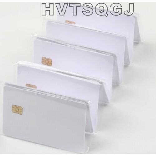 20pcs/lot Free shipping High quality SLE4442 plastic contact IC smart card
