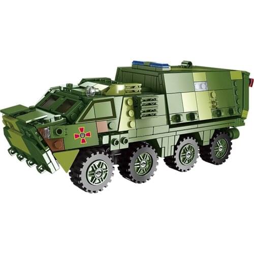 2021 WW2 Army Military Medical Armored Main Car Vehicle Classic Model Building Blocks Bricks Sets Kids Toys For Children Gifts
