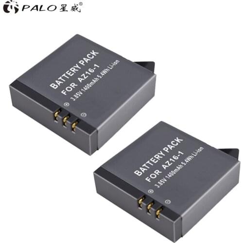 PALO for Xiaomi Yi 4K Yi Lite Yi 4k+ Battery 1400mAh Battery and For XiaoYi 4K Action Camera Xiaomi Yi camera Accessories