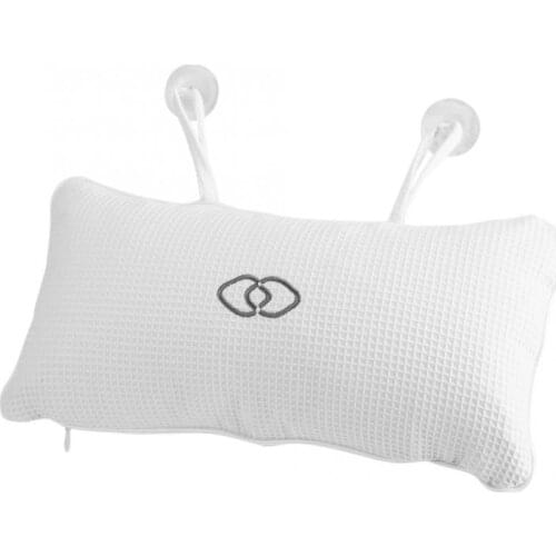 Bathroom Product Accessories Non-slip Bathtub Spa Pillow Bath Cushion With Suction Cups Head Support Neck Massage Pillow Cushion