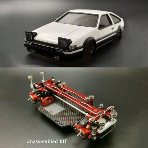 FTRC MINID Body Shell KIT Chassis Upgraded Part For 1/28 DIY TOYOTA AE86 Racing Drift Car Model THZH1078-SMT5