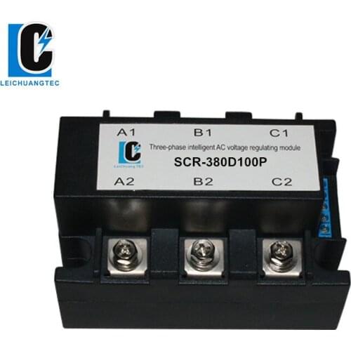 100A SCR power controller three phase scr power voltage regulator 4-20ma,0-10v,1-5v