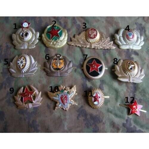 WW2 SOVIET UNION USSR RUSSIAN MILITARY ARMY METAL UNIFORM BADGE PIN Insignia