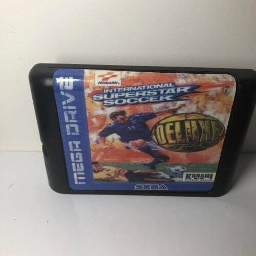 International Superstar Soccer For SEGA GENESIS Mega Drive 16 bit Game Cartridge For PAL and NTSC Drop shipping