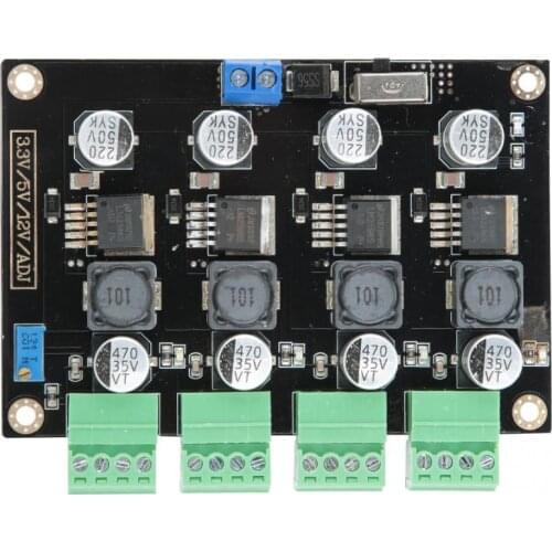 Multi-Channel Switching Power Supply Module with 3.3V/5V/12V/ADJ Adjustable Voltage Output Buck Converter Power Supply Hot