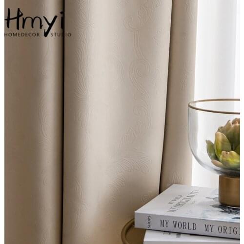 Modern Thick Blackout Curtains for Living Room Window Curtains for Bedroom Treatment Drapes Solid Color Curtains Finished Blinds