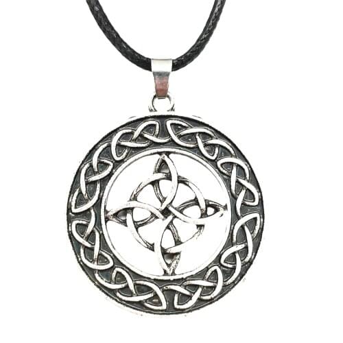 Nostalgia Endless Knot Irish Amulet Ireland Jewelry Making Tribal Ethnic Necklace Jewelery
