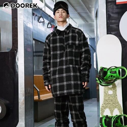 New Plaid Ski Suit Ski Suit Waterproof And Breathable Ski Suit