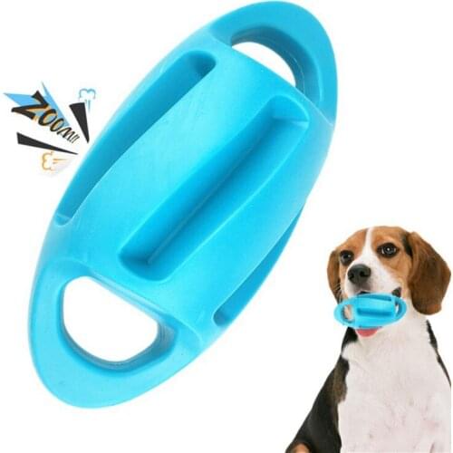 Pet Bite-Resistance Floatable Rugby Interactive Toys Dog Non-Toxic And Harmless Molar Chew Toy Squeaky Teeth Sticks