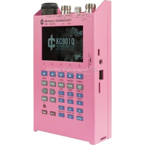 20GHz Handheld Network vector tester RF multimeter without built-in bridge sweeper sweep generator KC901Q Vector network analyze