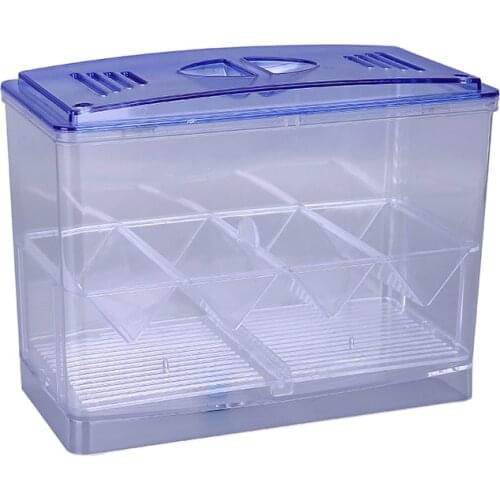 Transparent Double Layer Breeding Box Multifunctional Juvenile Fish Isolation Box Plastic Aquarium Supplies