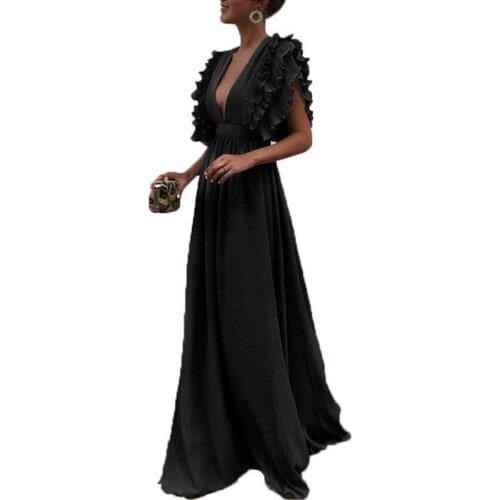 Skirts 2018 New Women Summer Boho Floral Sleeveless V-Neck Solid Long Maxi Skirts Party Beach Skirts