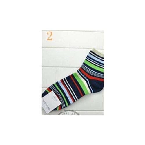 1oopairs/lot fedex fast european style Mens Casual Cotton Classic Business Socks Elegant Stripe Colorful socks