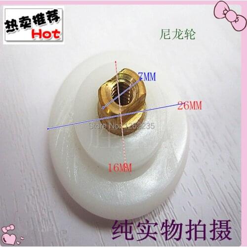 Bath door pulley 26 mm moving door pulley/glass door wheels/move a small round/bathroom pulley