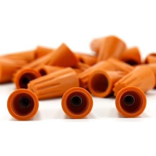 50/100pcs Screw Twist Connector Cap Insert Nut Spring Terminals Rotating P3 Practical Electrical Wire Connection Screw Kit