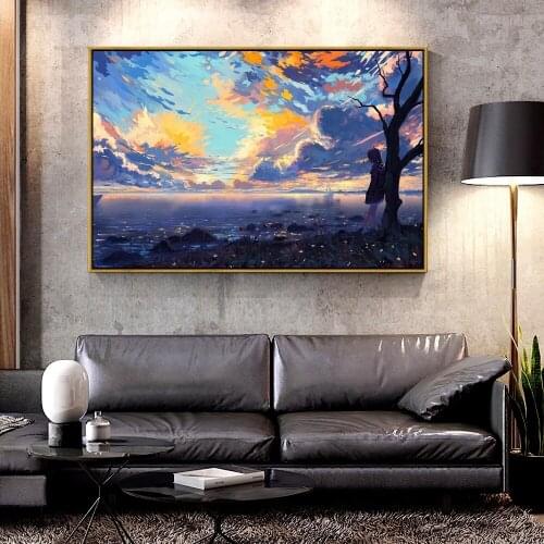 Artcozy Oil Canvas Painting child_river_dreams For Home Decoration Wall Art