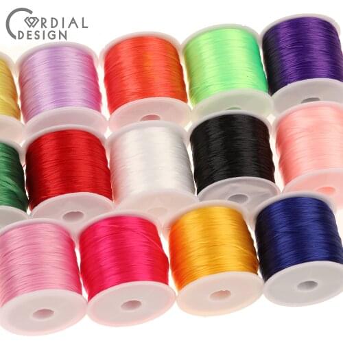 Cordial 40M/Pcs Strong Elastic Crystal Beading Cord For Bracelet/DIY Jewelry Making Cords Line/Stretch Thread String Necklace