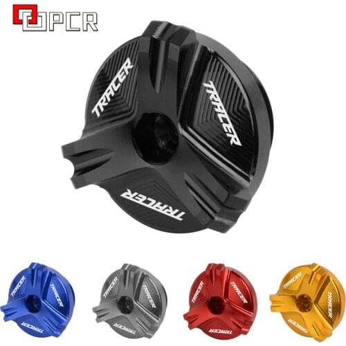 For Yamaha Tracer 700 GT 700GT FZ-07 MT-07 2014-2020 2019 2018 2017 CNC Aluminum Oil Filler cover Engine Drain Plug with logo