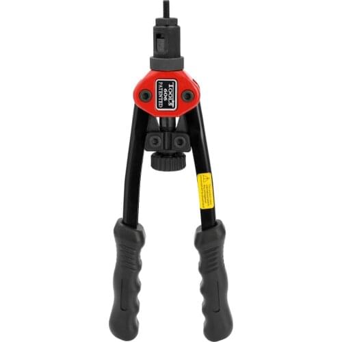 12in Labor-saving Hand Riveter BT-606 Double Insert Manual Rivet Machine Riveting Tools with Nuts