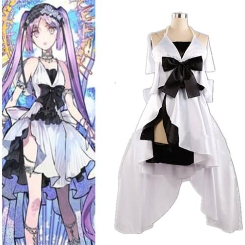 FGO Fate/Hollow Ataraxia Euryale Cosplay Costume White Beautiful Dress Custom Made