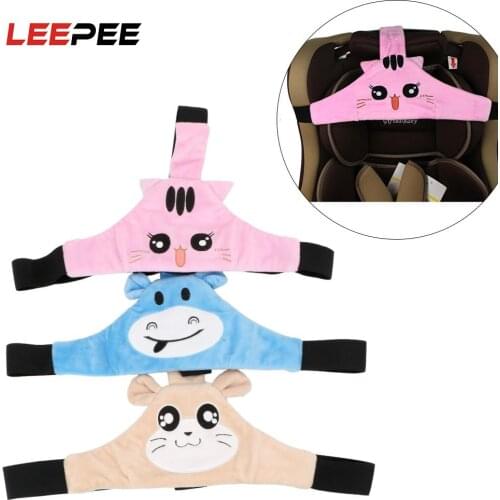 LEEPEE Baby Car Safety Seat Head Fixing Band Adjustable Seat Sleep Nap Support Interior Accessories