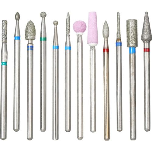 Nail Drill Bit Set Nail Files Electric Machine for Manicure Rotate Burr Polishing Tools Cutters Manicure Accessory Nail Art Bits
