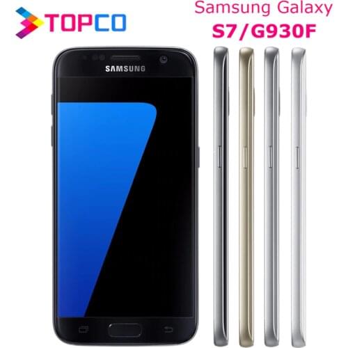 Samsung Galaxy S7 G930F Original Unlocked 4G LTE Android Mobile Phone Exynos Octa Core 5.1" 12MP&5MP RAM 4GB ROM 32GB WIFI GPS