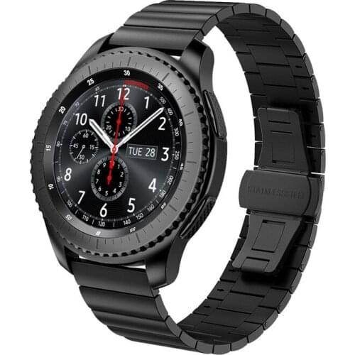 Band Compatible Galaxy Watch 46mm Smartwatch 22mm Stainless Steel Metal Link Strap Bracelet for Samsung Gear S3 Frontier Classic