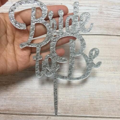 Bride to be cake topper bridal shower acrylic cake topper cake decoration