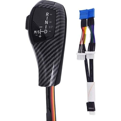 LED Gear Shift Knob F30 Style LHD Automatic Knob Gear Shifter Lever Fits for BMW E90 E91 E92 E93 E81 E82 E84 E87 E88 E89