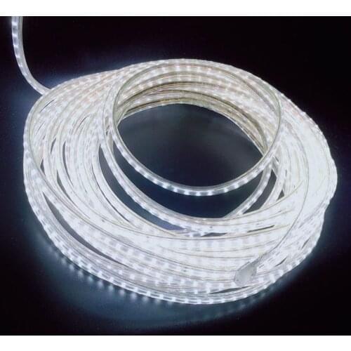 220v 230v 240v led strip light smd 3014 waterproof IP67 IP68 warm white blue outdoor tape rope with power plug dimmable lamp