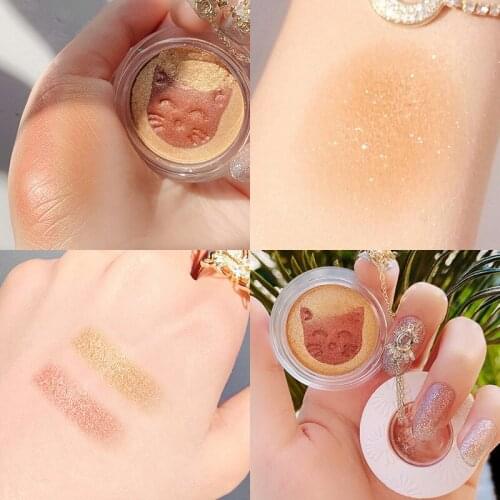 Glitter Eyeshadow Soft Waxy Powder Quality Lasting Metallic Pigment Shimmer Diamond Soft Eye Cream Beauty Makeup Cosmetic TSLM1