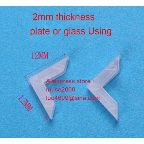 2 4 mm thickness L type glass corner orthogonal protector, plastic cover for stone plate wood door metal board photo frame