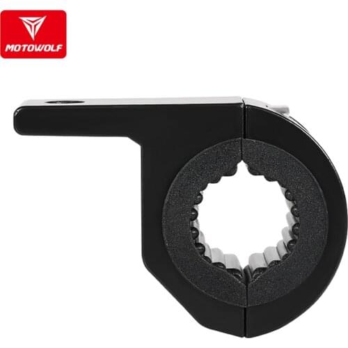 MOTOWOLF Universal Motorcycle bumper 22-30MM tube clamp Guard bar spotlight bracket Aluminum alloy modified light stand