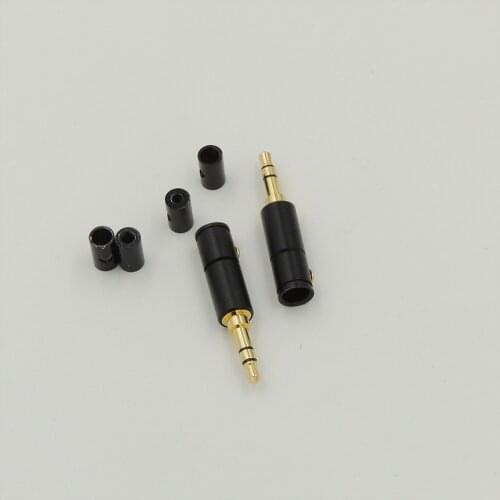 High Quality 3.5mm Male Headphone Plug 3 Pole Stereo Audio Jack DIY Soldering Connector