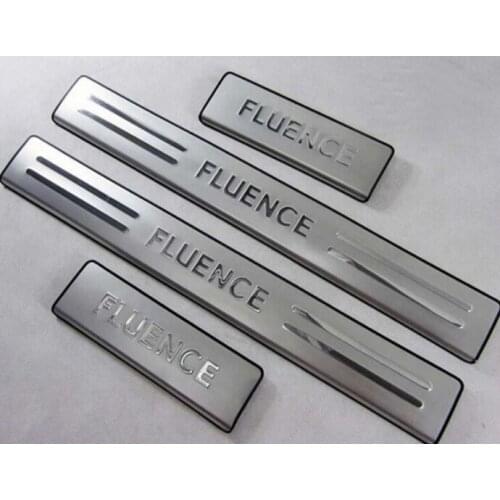 High quality stainless steel Scuff Plate/Door Sill For Renault Fluence 2011 2012 2013 2014 2015 2016 2017 2018 Car-Styling