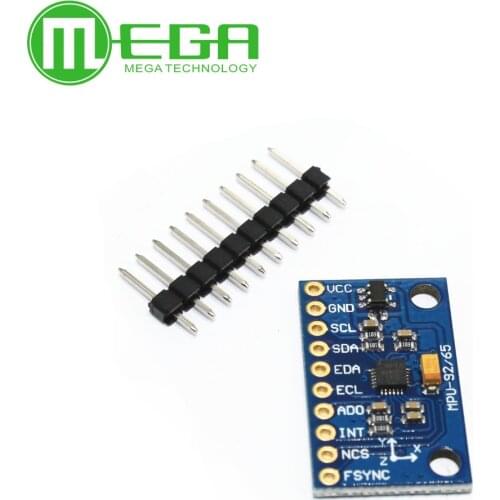 1Set SPI IIC/I2C GY-9250 MPU 9250 MPU-9250 9-Axis Attitude +Gyro+Accelerator+Magnetometer Sensor Board Module MPU9250 3-5V Power