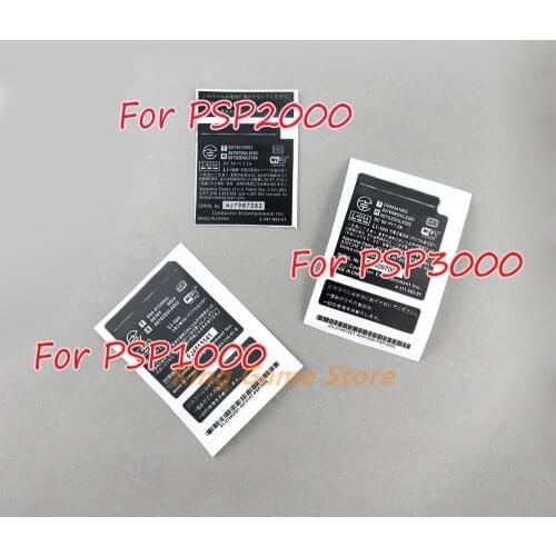1pc/lot Warehouse Shell label JP version Shell Battery Label Warranty Label Bar Code Sticker for PSP 1000 2000 3000