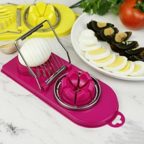 1PC Stainless Steel Multifunctional Fruite tool Cutting Egg Slicers Wire Kitchen Accessories Slicing Gadgets Cooking Tools