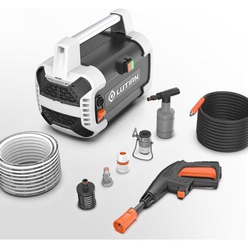 1700W Household Car Washer High Pressure Washer Multifunctional Portable Water Gun Car Brush Tool