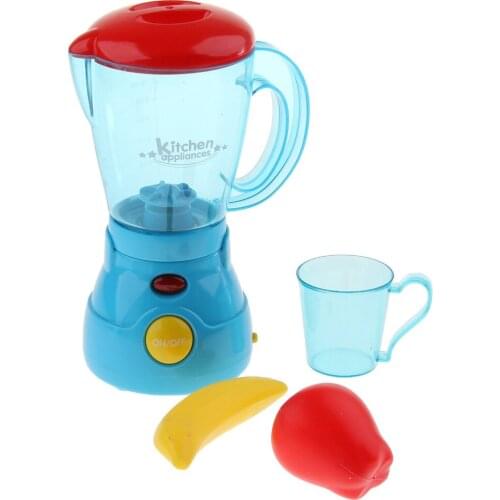 2pcs Play Kitchen Appliances Accessories Blender & Juicer Imaginative Play Toys